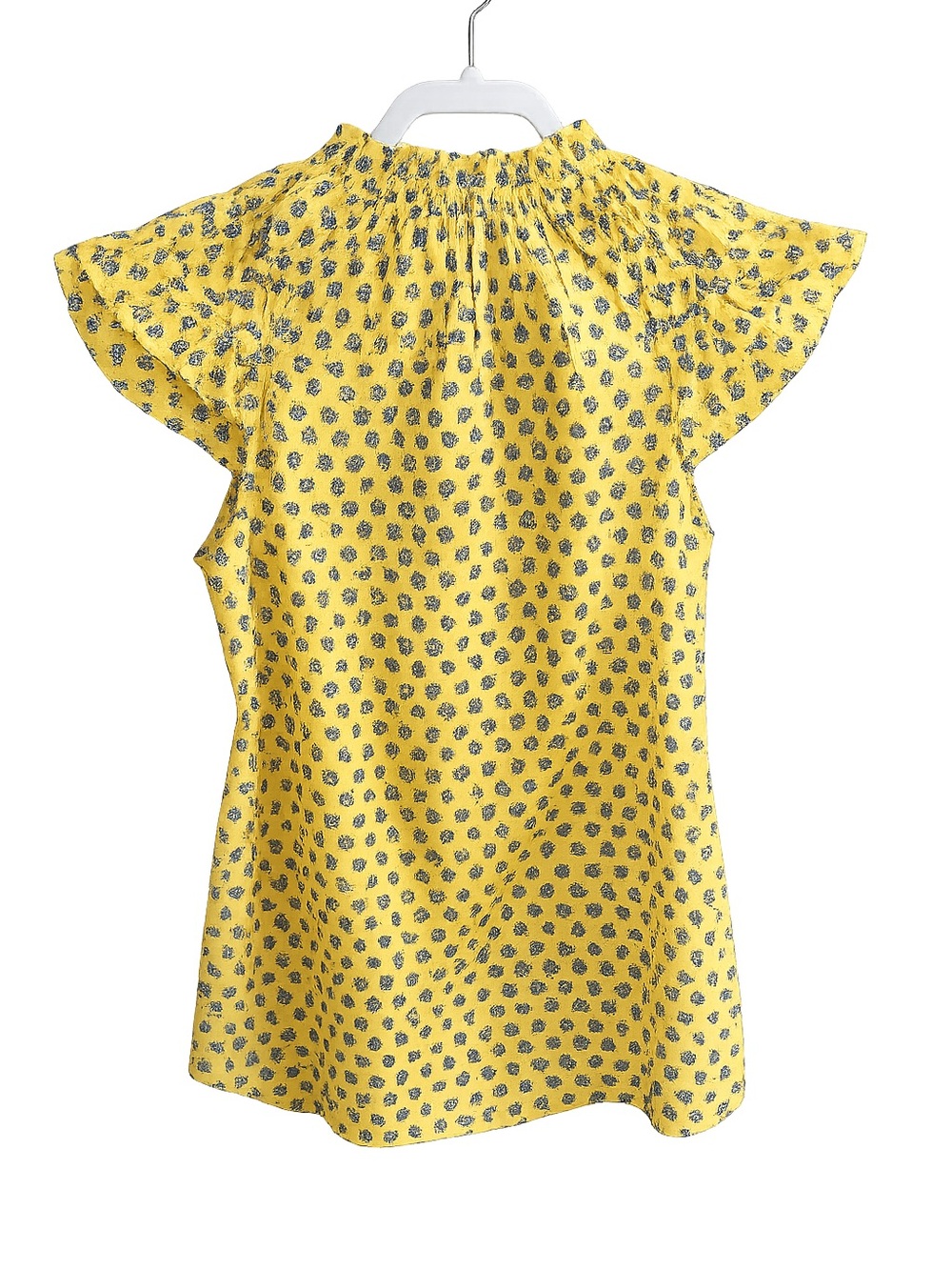 J. Crew Factory Flutter-Sleeve Top - Picture 2 of 3